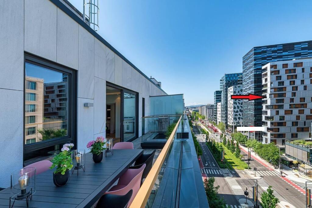 Modern 3Bed Room Sea View Apartment @ Oslo Barcode Exterior foto
